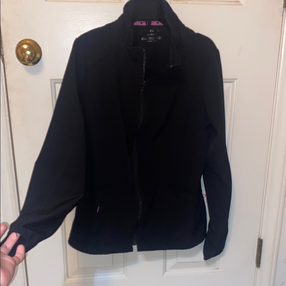 Women's Black Scrub Coat - XS